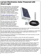 Larson Electronics Solar Powered LED Stack Light