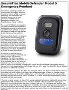 SecuraTrac MobileDefender Model S Emergency Pendant