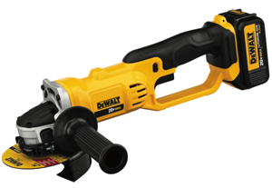 One of DeWalt's niftiest new products is the 20V MAX 4 ½ inch Cordless Cut-Off Tool, the model DCG412. 