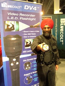 Bluecolt’s president Jaspreet Singh Sawhney is now expanding his company's military-grade DV4 video recording flashlight into new markets, including the construction sector.