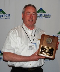 Brendan Conway of Sumner Manufacturing has been named the 2011 recipient of the Evergreen Marketing Group's George A. Sheatz Excellence in Education Award for 2011.