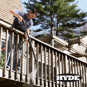 Hyde's new Pivot Nozzle Wand for pressure washers won a retailer award at the National Hardware Show. 