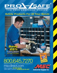 MSC Industrial Direct Co., Inc., has launched its new PRO-SAFE safety products catalog in both print and online formats. 