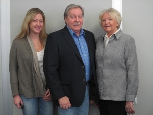 Manasquan Premium Fasteners founders Bob (C) and Linda (R) Dey now also work with daughter Nicole (L) to serve a growing global customer base.