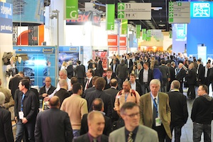 The 2012 International Hardware Fair in Cologne had 2,663 exhibitors from 50 countries in 1,533,857 square feet of exhibits. The show drew 53,500 professional visitors from 124 countries.