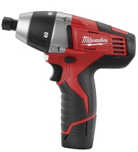 Milwaukee's M12 Cordless No-Hub Coupling Driver weighs 2.75 pounds.