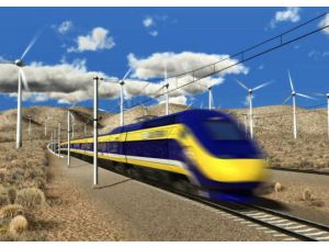 California High Speed Rail train would run from Anaheim north to San Francisco.